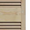 Natural Wardrobe Door 201 X 2.1 X 39.5 Cm Solid Pine Wood
