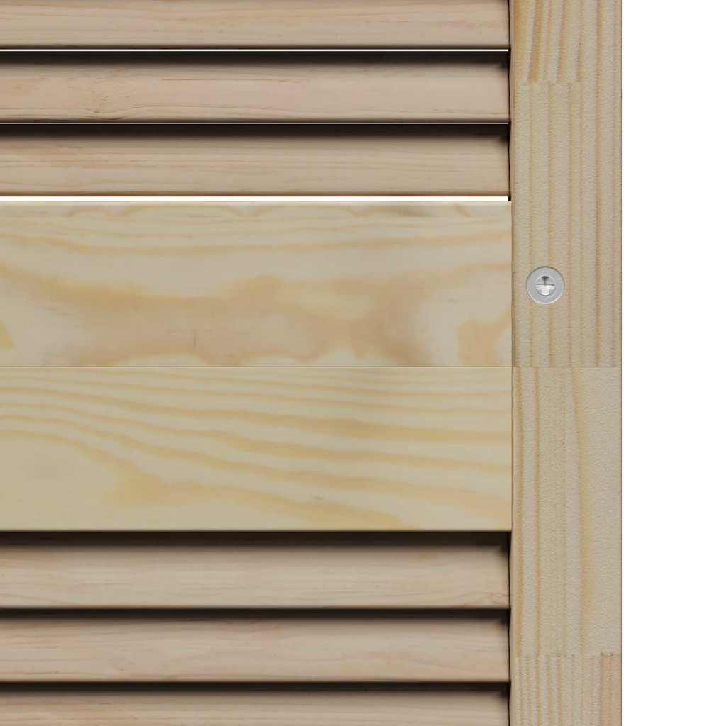 Natural Wardrobe Door 201 X 2.1 X 39.5 Cm Solid Pine Wood