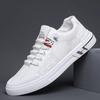 Men's Shoes 2025 New Summer Casual Little White Board Shoes Breathable and Versatile One-pedal Leather Shoes Men's Sports White Shoes Trendy Shoes