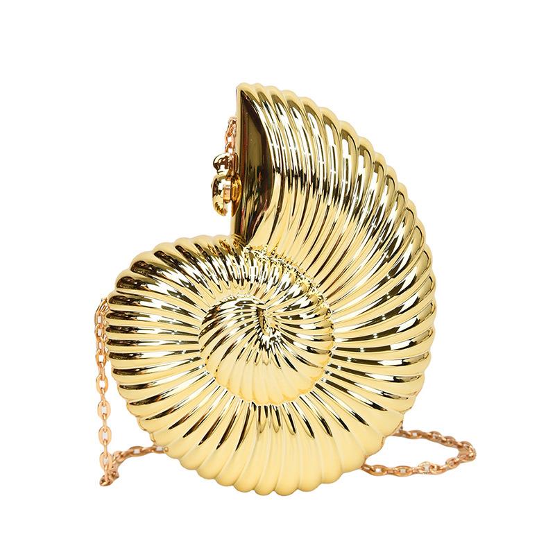 Seashell-Shaped Women's Evening Crossbody Bag - 2024 Summer Trend
