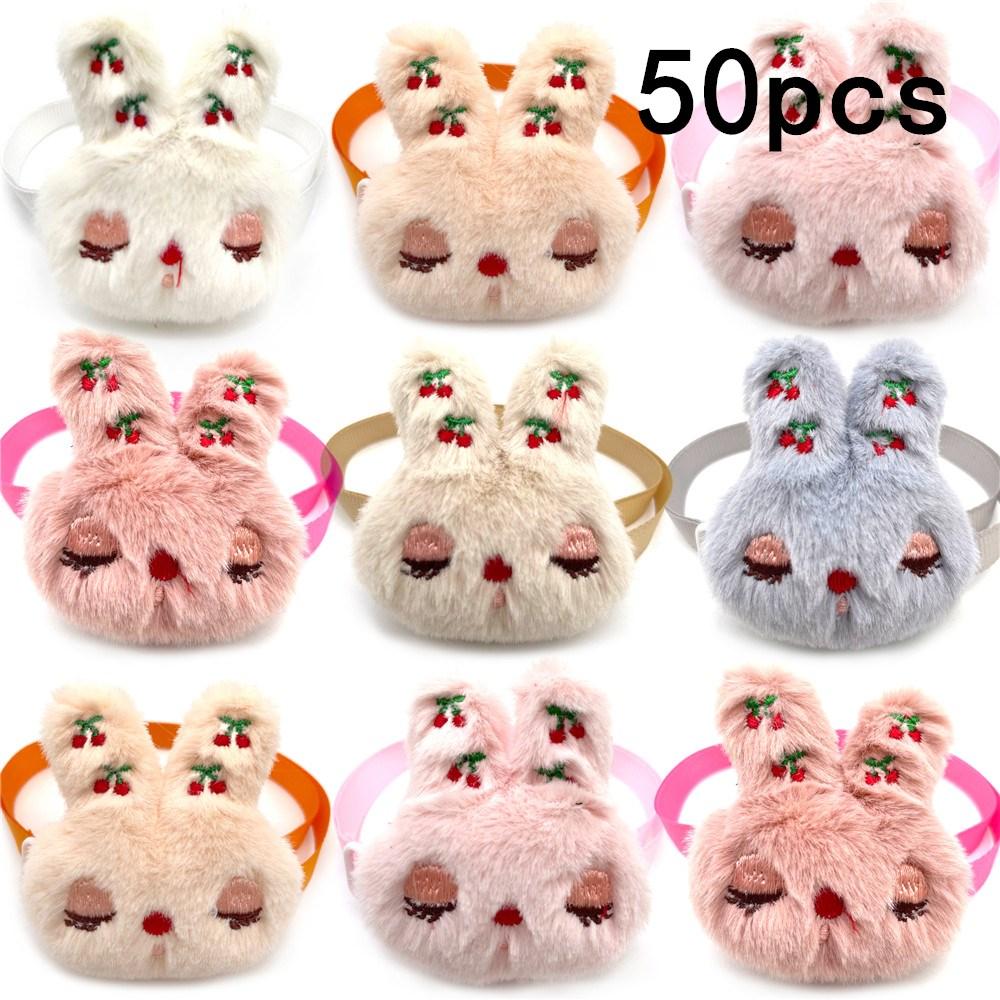 50/100pcs Pet Grooming Dog Accessories Cute Rabbit Style for Small Dog Pet Bow Tie Easter Party Puppy Dog Bow Tie Neckties
