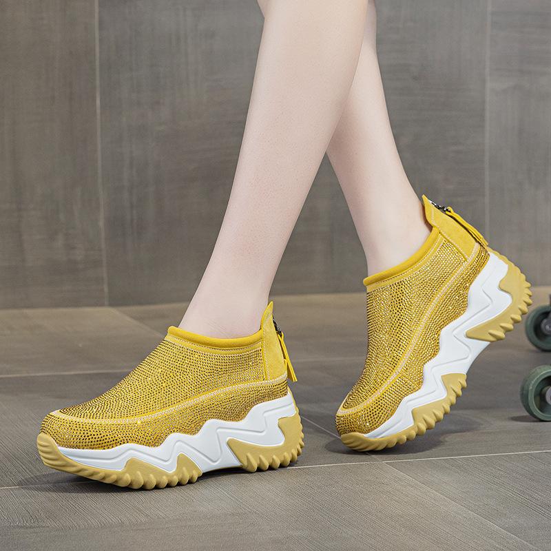 

Весна и лето новые повседневные дышащие толстая подошва увеличение высоты универсальные 25021 33