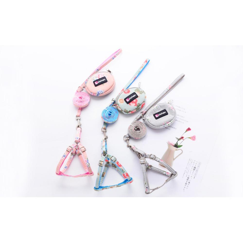 Pet Supplies Dog Chest Strap Traction Rope Small Dog Teddy Bigbear Go Out Walking Dog Rope Adjustable