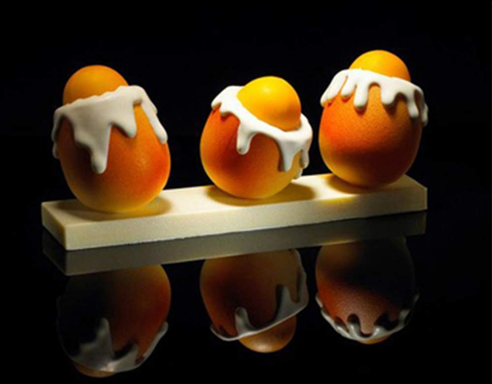 Egg Type DIY Cake Mold Silicone Mold Silicone Cake Mold Mold for Mousse Cake Fondant Craft Baking Mold