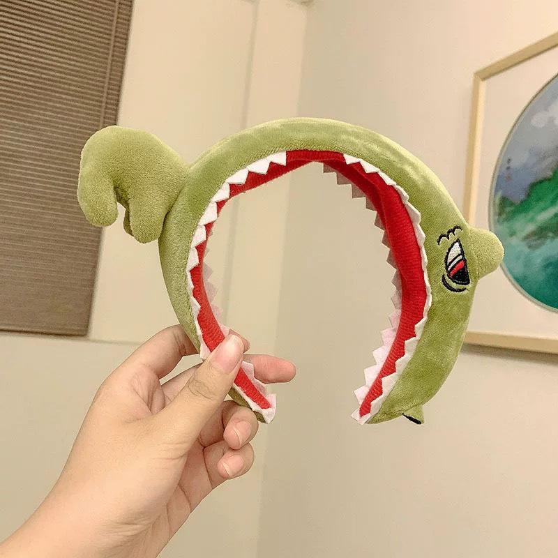 Diadema de Dibujos Animados Linda: Diseños Divertidos de Dinosaurios, Tiburones y Carpas para Niños y Adultos - Perfectos para Fotos y Actuaciones.