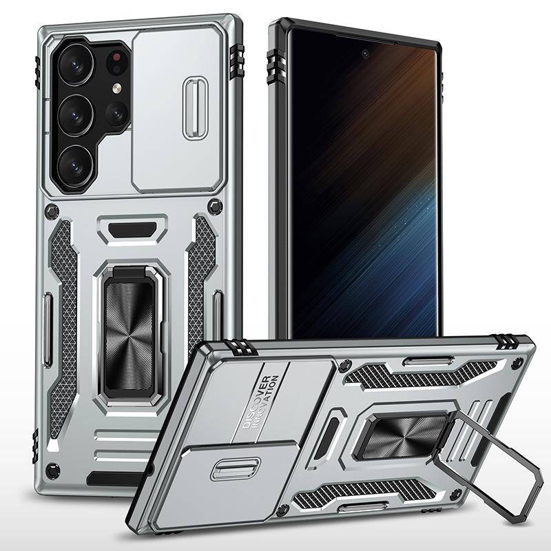 Custodia per telefono Samsung S25 Ultra: Design Finestra a Copertura Totale per S24 Ultra, S23 FE, Custodia Protettiva Anti-Caduta S22