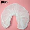 10Pcs /Pack Disposable U-shaped Pillowcase White Travel Pillowcase Durable Face Rest Cradle Covers