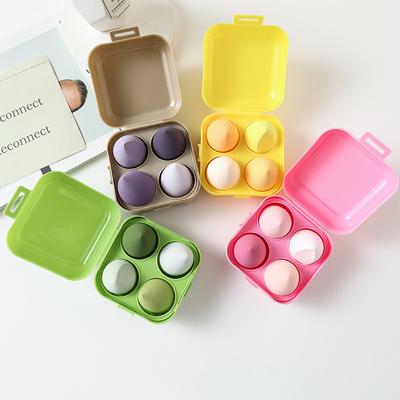 8 pz Strumenti Spugna Make Up Spugna Trucco Cipria Applicatore Combinato Secco e Umido Bellezza Cosmetico Sfera Cipria Fondotinta Applicatore Taglio Obliquo