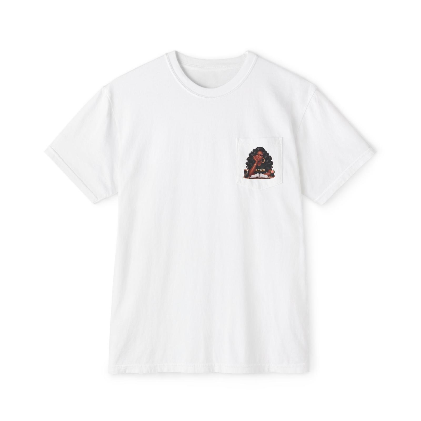But God Faithful Pocket Tee Christian Apparel Religious Inspirational Clothing S разноцветный