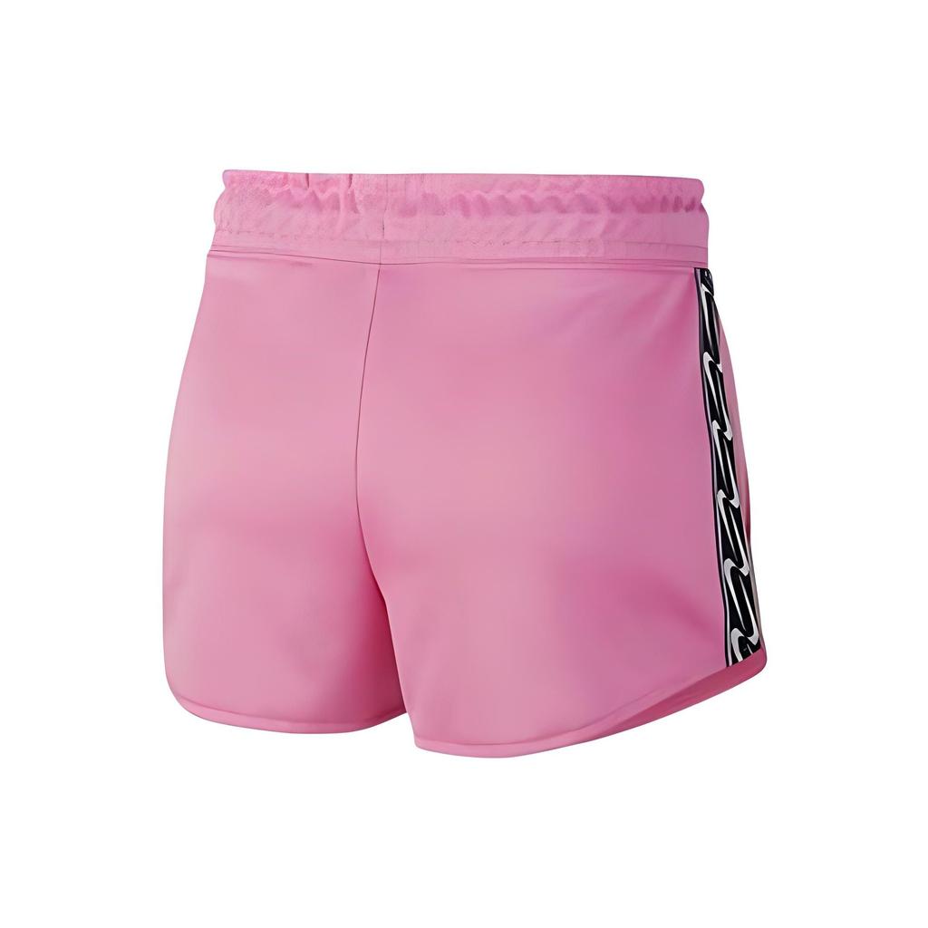 Nike Logo Embroidered Drawstring Sports Straight Leg Shorts Women Shorts Pink CJ6318-610