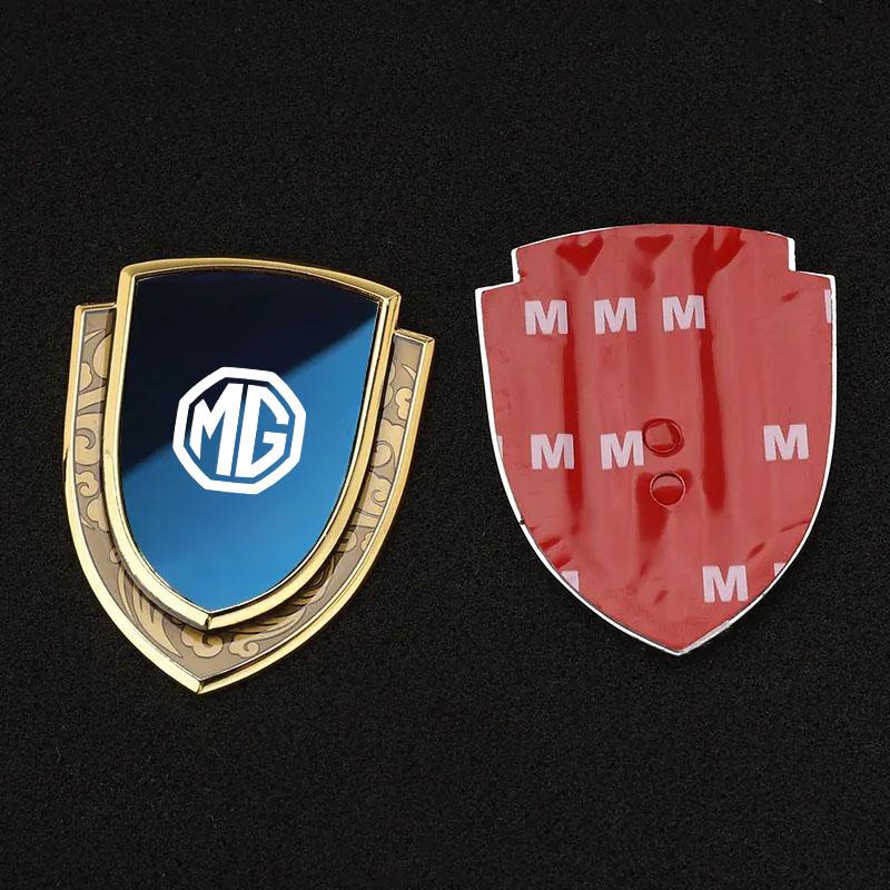 Car Metal Shield Emblem Car Stickers for MG MG3 MG5 MG6 MG7 GT GS Hector HS ZS ZX EZS EHS Auto Accessories q1