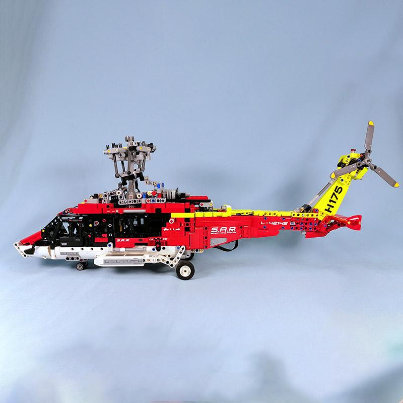В наличии Технический Airbus Спасательный Вертолет Модель Строительный Блок Кирпичи — фото 7