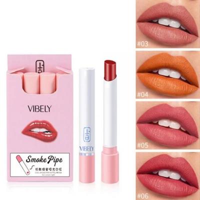 Langanhaltender Lip Glaze Feuchtigkeitsspendender Samt Rose Nude Gloss Antihaft-Cup Tint Mud