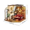 ROBOTIME Rolife 3D Puzzles Catherine's Living Room DIY Miniature House DG175