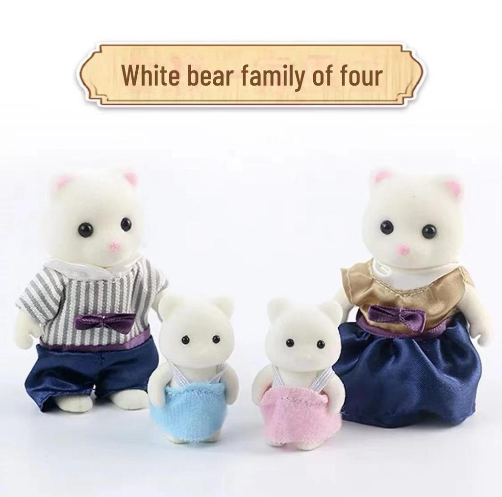 Senbel Mini Rabbit Doll Clothes Accessories for Children's Play House Set
