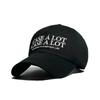CASE A LOT Slogon Logo Ball Cap - Black