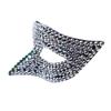 Rhinestones Masquerade Mask Half Face Mask Halloween Party Mask Masquerade Eye Mask For Men Women Masquerade Cosplay
