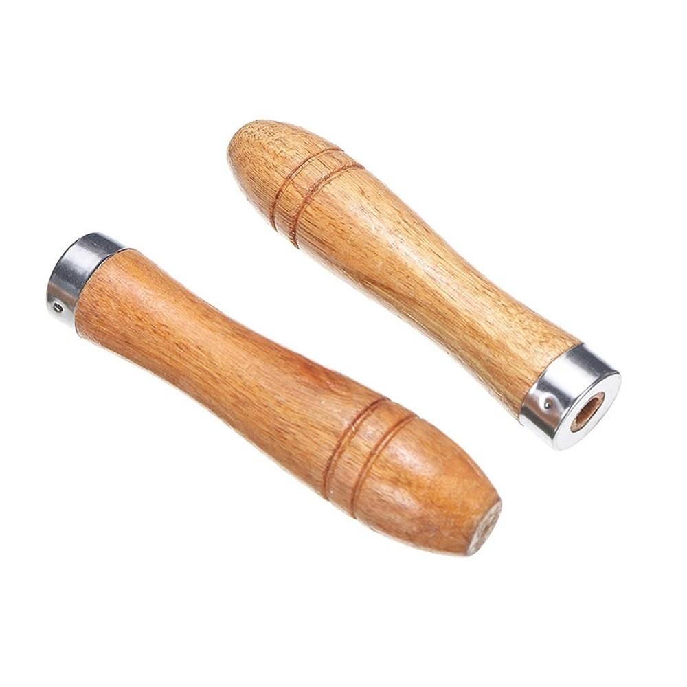 Strong Metal Collar Wooden File Handle Wood 9cm Portable