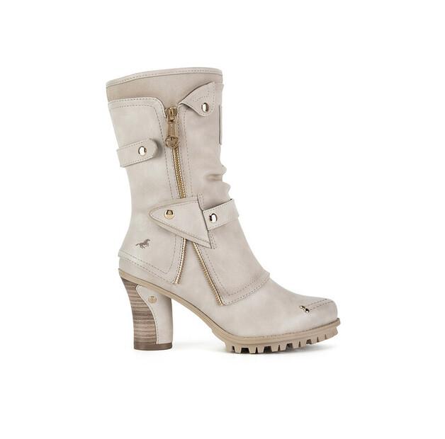 Ботильоны Mustang 1141-606 бежевые