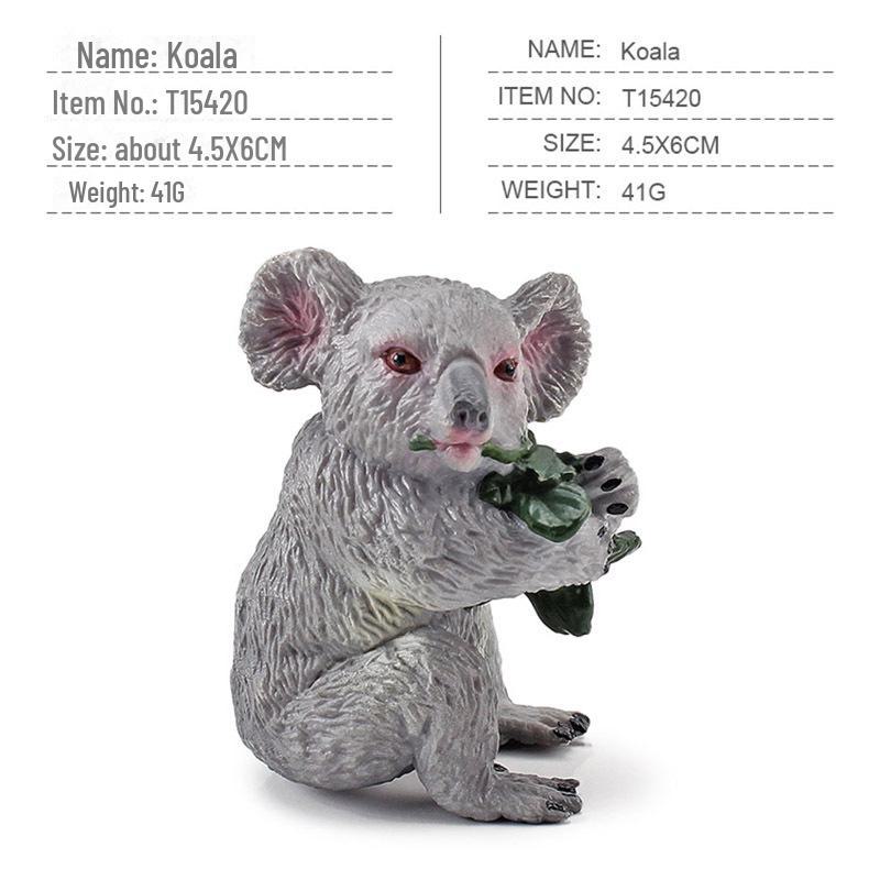 

«Набор моделей диких животных»: Белка, Белохвостый олень, Муравьед, Трубкозуб, Пингвин, Горилла