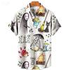 2026 Summer New Unisex 3D Digital Printed Anime Cute Pattern Shirt