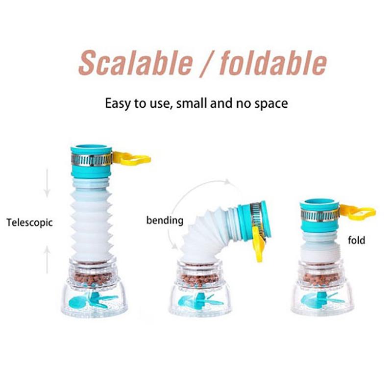 Universal Faucet Water Tap Head Rotating Water Purifier Activated Carbon Filter