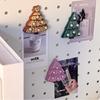 2026 New 3Pcs/set Christmas Fridge Magnet Set, 3D Tree Decor, DIY Soft Magnetic Sticker for Christmas, Refrigerator Decoration