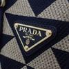 PRADA  1BB846 2WAY bag black/beige polyester/Safiano Women