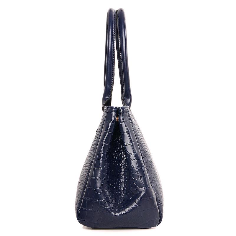 Women's   New European and American Fashion Crocodile Pattern Five-piece Set Mother and Child  Crossbody Shoulder Handbag