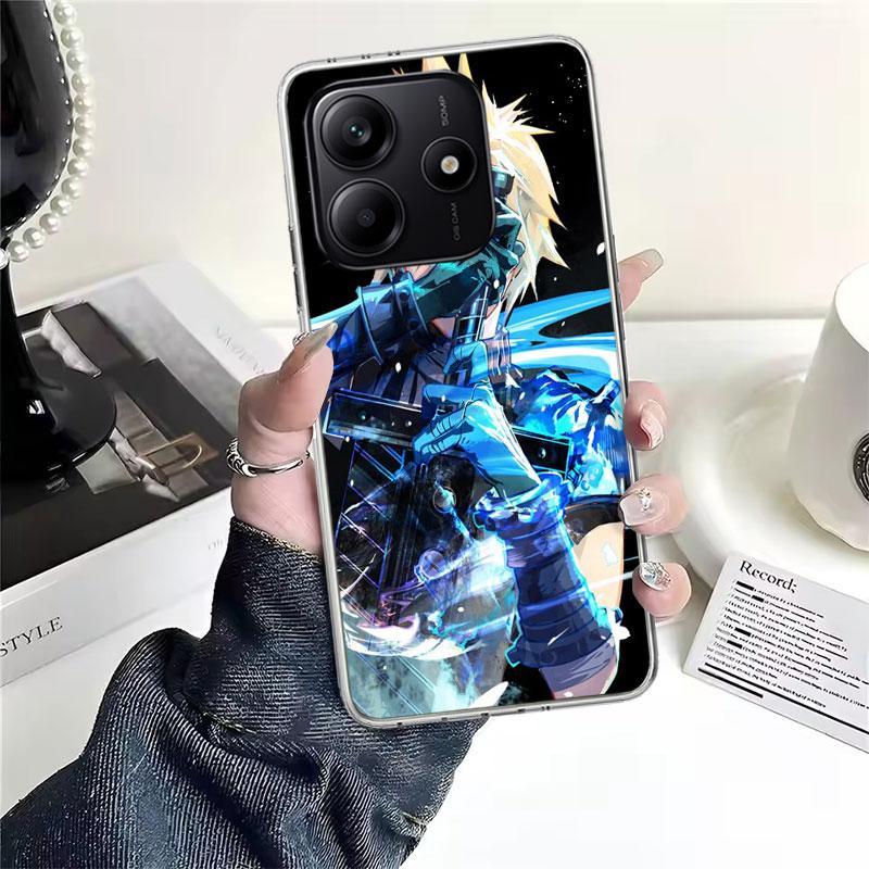 Final Fantasy FF VII Soft Phone Case For Xiaomi Redmi Note 15 14 14S 13 12 Pro Plus 12S 11 11S 11E 10 10S 11T 5G Fundas Coque Re