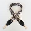 Bag Accessories 3.8 Wide Shoulder Strap Load-reducing Backpack Strap Leopard Print Bag Adjustable Leather Long Shoulder Strap