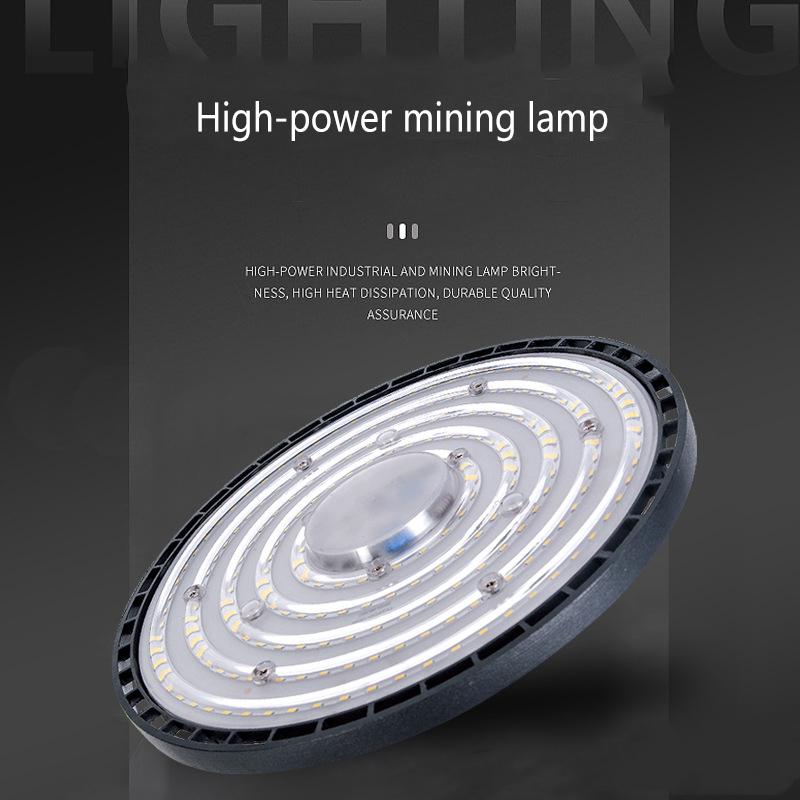 100/150/200W 3500/6500K Ufo Led High Bay Lights Waterproof Commercial Industrial Market Warehouse Garage Workshop Lamps