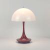 LED Mushroom Small Table Lamp Portable USB Charging Dimmable Flower Bud Lamp Bedroom Bedside Lamp