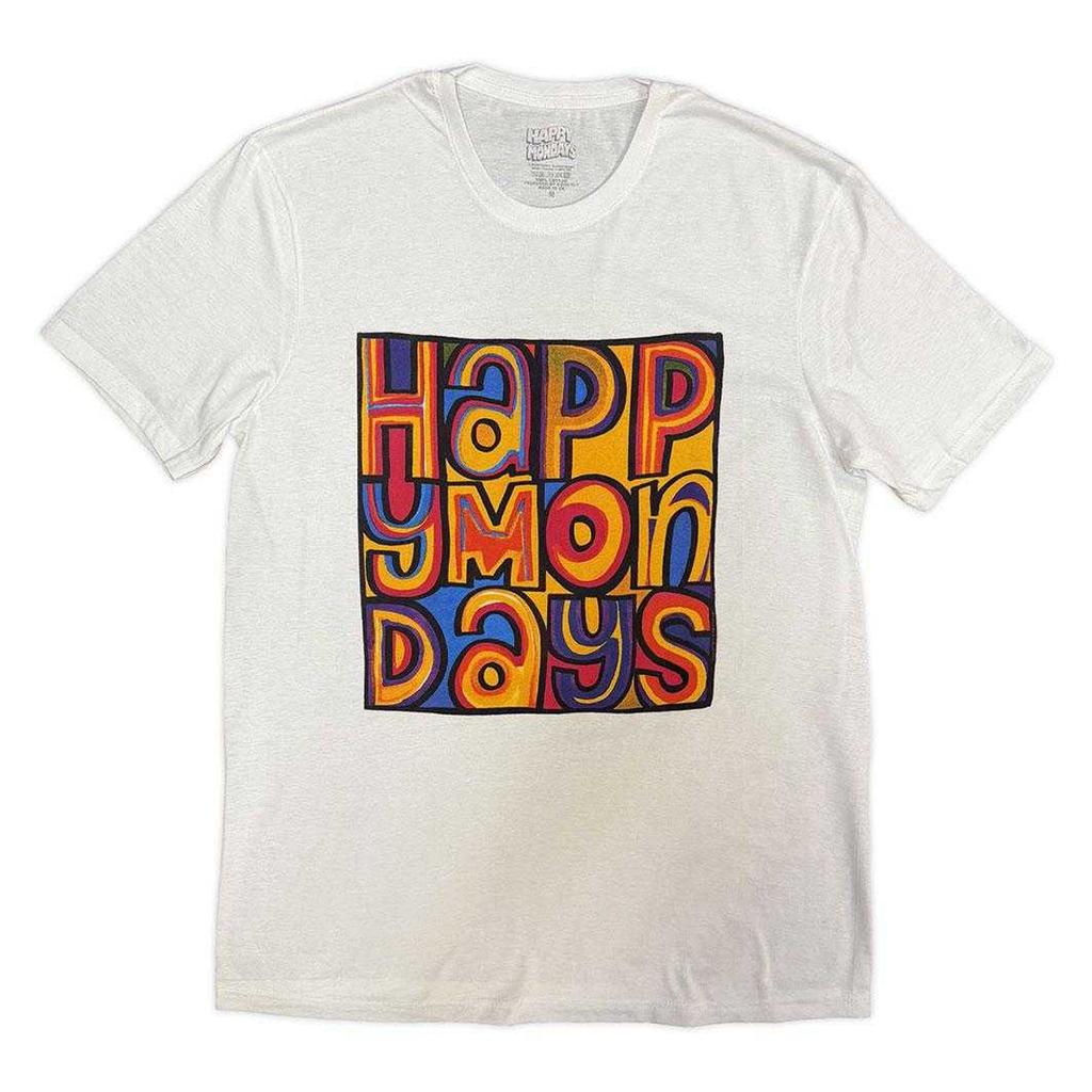 Happy Mondays Unisex Adult Greatest Hits T-Shirt
