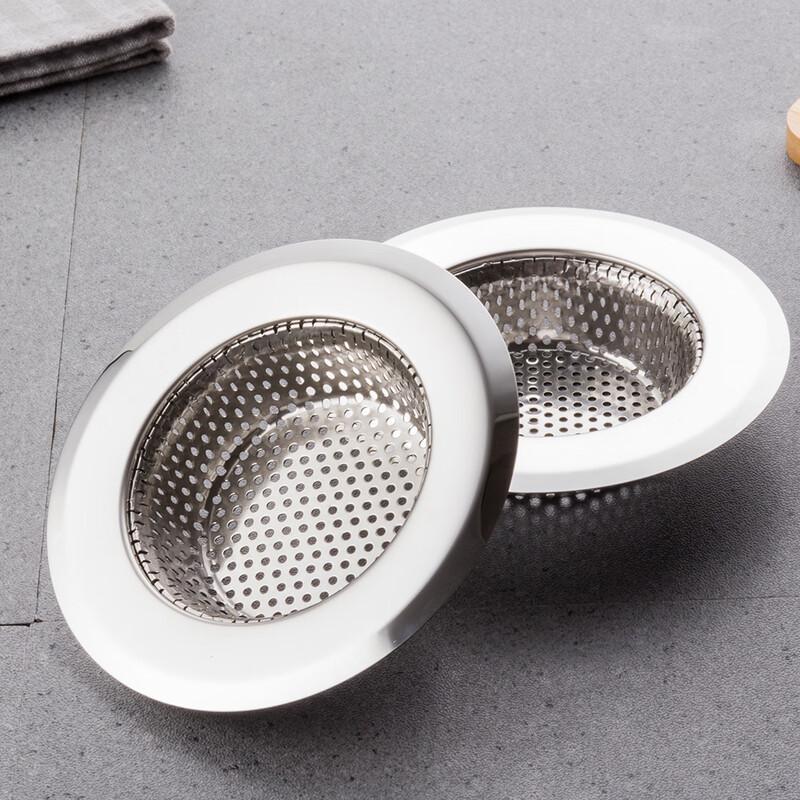 Ourunze Stainless Steel Sink Strainer (2-Pack)