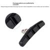 Mountain Bike V Brake Pads Temperature Resistant Stainless Steel Rubber 1 Pair Universal for All  Riding Scenarios