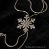 Zircon Snowflake Tassel Necklace: Autumn-Winter Women's Fashion Choker