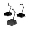 Triple Pack Black Plastic Display Stands for Figures & Models - HEX Type