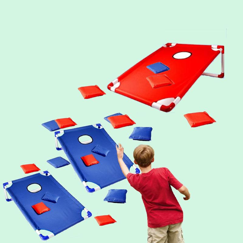 Set Gioco Lancio Fagioli Transfrontaliero: Tavola a sacco da fagioli da esterno per l'allenamento dell'integrazione sensoriale dei bambini