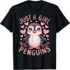 Funny Penguin Animal Just A Girl Who Loves Penguins T-Shirt
