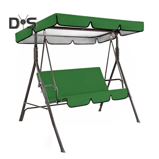 Baldachin de înlocuire pentru leagăn, rezistent la apă, anti-UV, 2-3 locuri, capac superior pentru leagăn, pentru grădină, verandă, terasa, leagăn, umbrire pentru soare