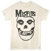 Misfit - Skull Inverted - Front Print Adult Solid T-Shirt - Natural
