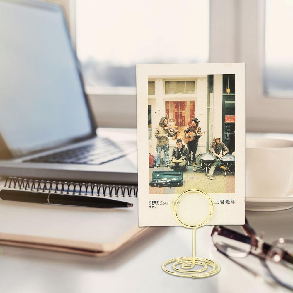 20Pc Stable Table Number Stands Round Shaped Table Number Holder Wedding Centerpieces