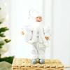 30cm Cute Santa Claus Doll Standing Santa Claus Statue 2025 Xmas Tree Ornament Christmas Decor Home Navidad Gift New Year 2026
