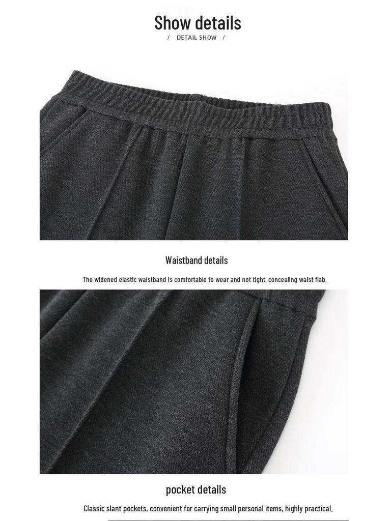 Mom's 2025 Spring & Autumn Casual Loose Straight-Leg Pants for Middle-Aged & Elderly Women