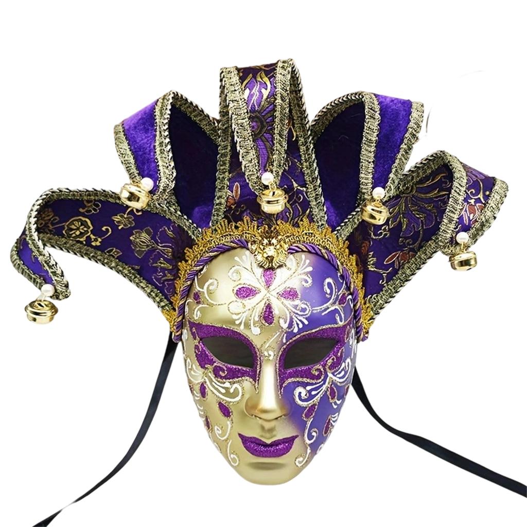 Painted Halloween Ball Party Italian Mask High-end Venetian Ladies Performance Mask