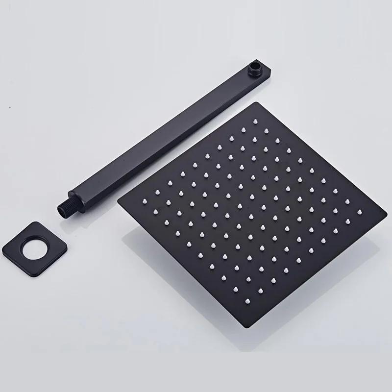 For Pommeau De Douche En Acier Inoxydable 12 Pouces Avec Bras Mural Ultra Mince Pommeaux De Douche Avec CP-1212A De Bras