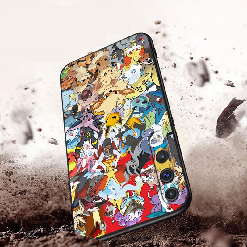 Case For Samsung Galaxy Note 20 Ultra 10 Plus A50 A70 A20 A30 A20 A20e A03 A04 A05 A10 Soft Phone Cover Pikachu Pokemon Cartoon