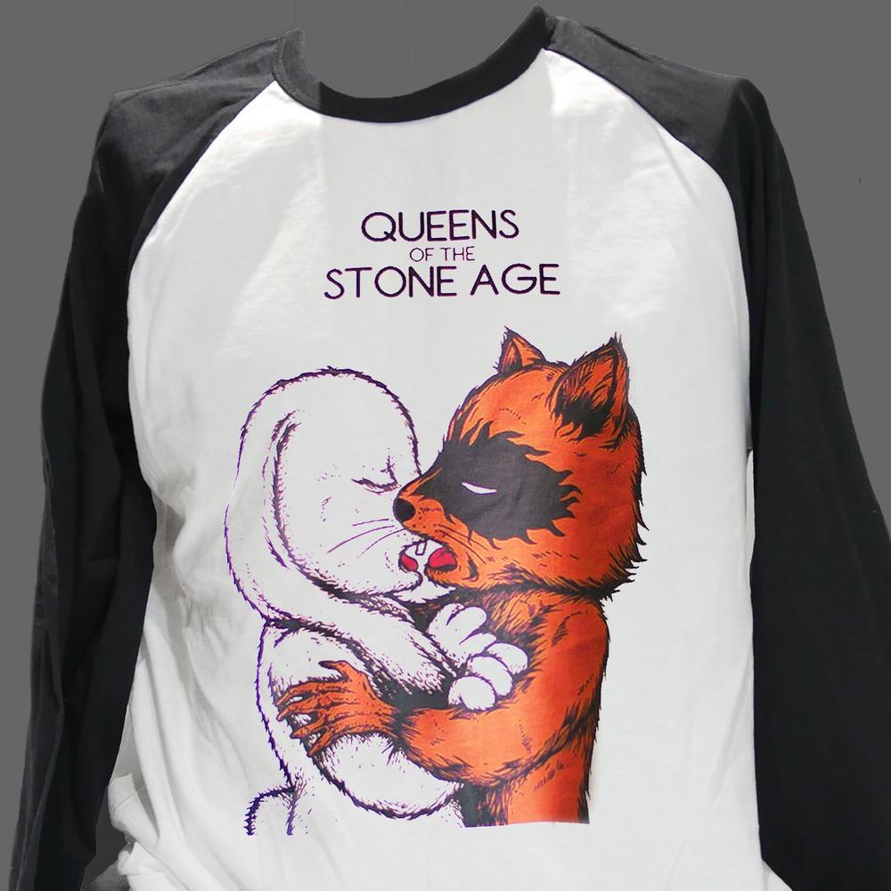 

Queens of the Stone Age Metal Rock Long Sleeve Baseball T-shirt Unisex S-3XL XL