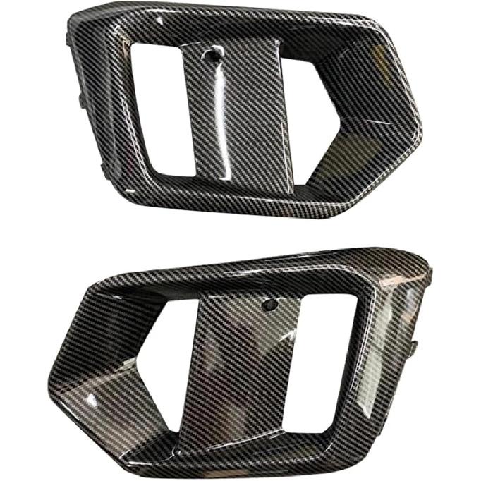 

Compatible With Ford Focus RS 2015 2016 2017 2018 Car Exterior Accessories Fog Lights Frame Fog Lamp Cover Foglight Grille Carbon Fiber(1PCS right